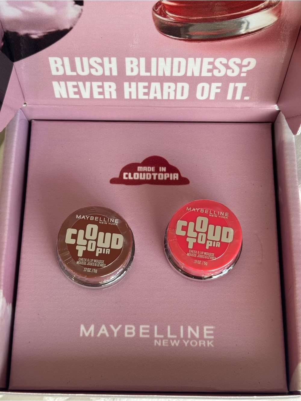 Maybelline CloudTopia Cheek & Lip Mousse Duo